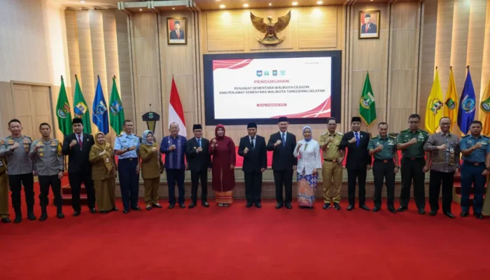 Tabrani sebagai Pjs Wali Kota Tangsel, Nana Supiana sebagai Pjs Wali Kota Cilegon, Sudah Resmi Dikukuhkan Al Muktabar