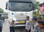 Operasi Dishub di Perbatasan Tangerang-Serang, Angkutan Barang Tambang Melanggar Ditindak Tegas