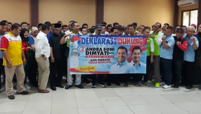 Poros Buruh Tangerang Nyatakan Totalitas Dukung Andra Soni-Dimyati di Pilgub Banten 2024