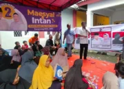 Maesyal Sapa Warga Kadu Agung, Kampung Bugel, Beri Pesan Humor: “Coblos yang di Tengah!”