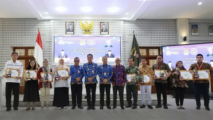 Pemkab Tangerang Berikan Penghargaan CSR Award 2024 kepada 25 Perusahaan