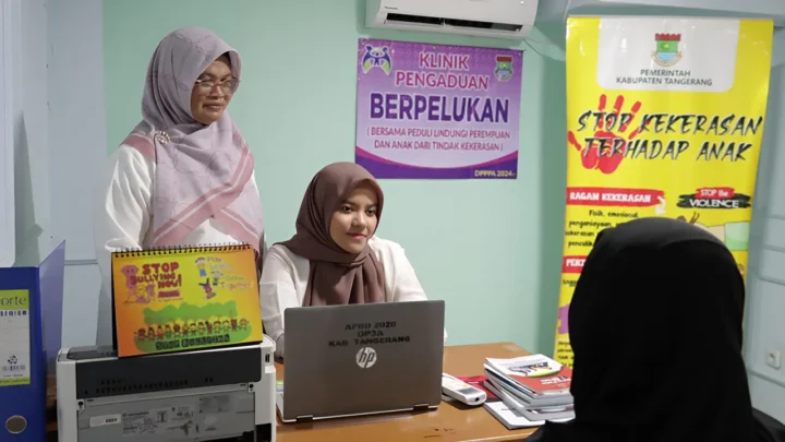 DPPPA Kabupaten Tangerang Gagas Klinik Berpelukan dan Link Pengaduan 24 Jam Korban Kekerasan Perempuan dan Anak