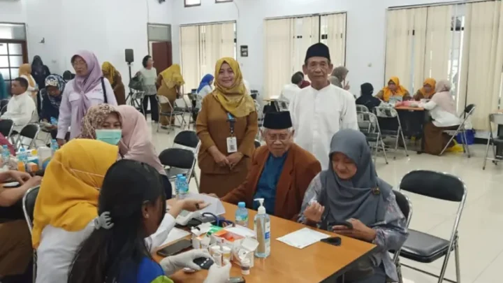 150 Pensiunan di Kabupaten Tangerang Ikuti Seminar dan Pemeriksaan Kesehatan untuk Tingkatkan Kesejahteraan