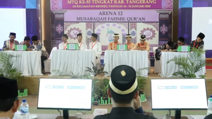 MTQ Ke-55 Tingkat Kabupaten Tangerang, Arena XII Musabaqah Fahmil Qur’an Memanas, 20 Regu Putra dan 22 Regu Putri Bersaing Ketat di 6 Sesi