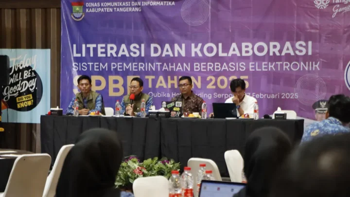 Temu Koordinasi Literasi Kolaborasi SPBE, Diskominfo Kabupaten Tangerang Bangun Sistem Digital untuk Pelayanan Publik yang Lebih Cepat