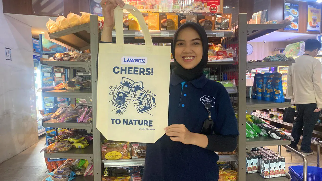 tas belanja lawson