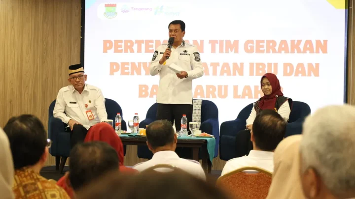 Buka Pertemuan Gerakan Penyelamatan Ibu dan Bayi Baru Lahir, Bupati Tangerang: “Ini Sudah Dicanangkan Sejak 2014”