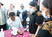 Bupati Tangerang Hadiri Bakti Sosial Pelayanan Kesehatan dan Permodalan di Sepatan Timur