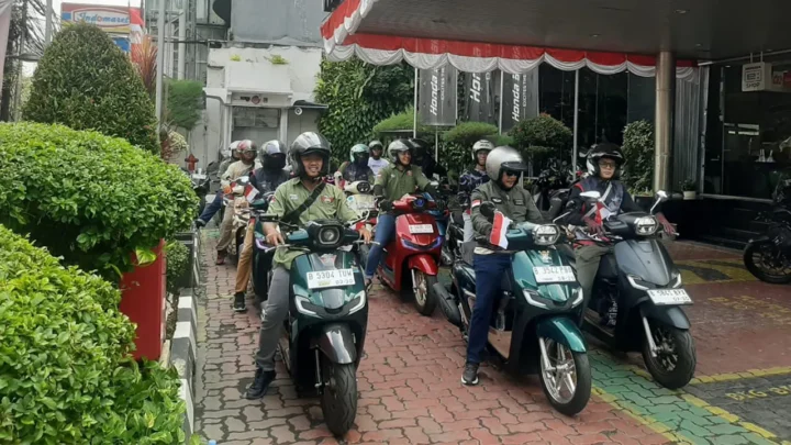 Komunitas Honda Stylo Club Indonesia (HASCI) Ramaikan Convoy Merdeka 2025, Kampanyekan Keselamatan di Jalan