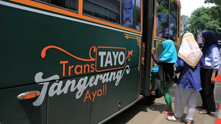 Rayakan Kemerdekaan, Bus Tayo Tangerang Beri Layanan Gratis