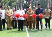 Wabup Intan Bersama Dirjen PAUD Resmikan Revitalisasi Olahraga di Sekolah Islamic Village