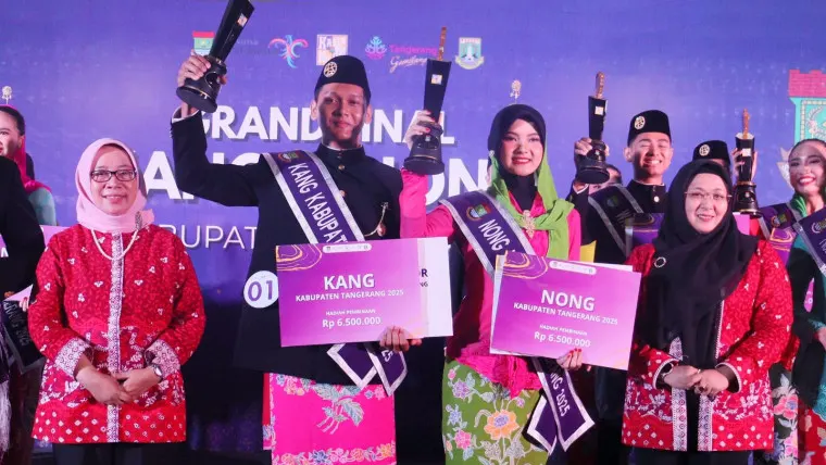 Muhammad Farhan dan Regina Nastalia Sandang Predikat Kang dan Nong Kabupaten Tangerang 2025