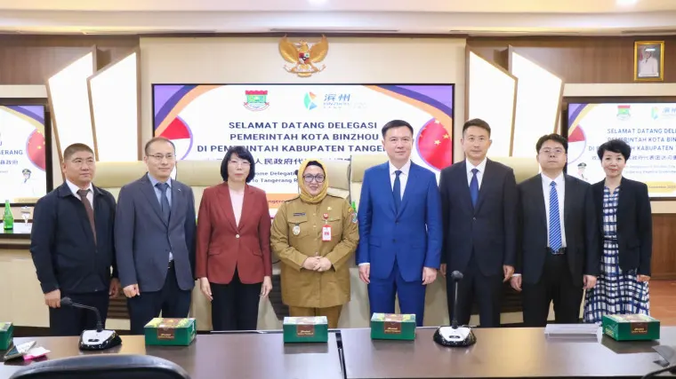 Wabup Tangerang Sambut Delegasi Kota Binzhou, Bahas Kerja Sama Strategis Antar Daerah