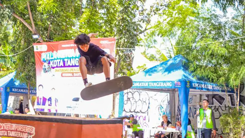Piala Ketua Porserosi Kota Tangerang Jadi Panggung Atlet Skateboard Muda