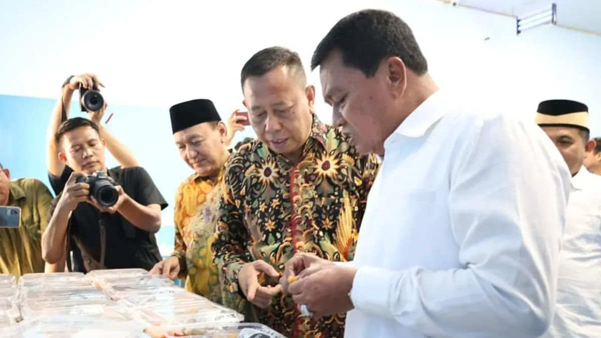 SPPG Tipar Raya Kecamatan Jambe Diresmikan, Bupati: Menunya Harus Sesuai Standar