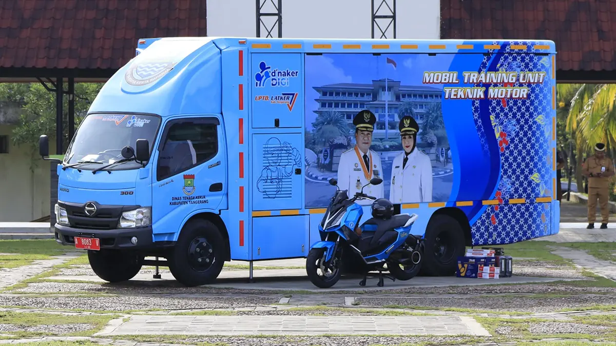 Baru Meluncur, Mobil Training Teknik Motor Siap Keliling Wilayah di Kabupaten Tangerang
