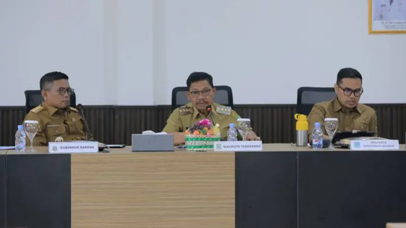 Rakor Banjir Tangerang Raya, Sachrudin Tegaskan Dukungan Normalisasi Kali Cirarab