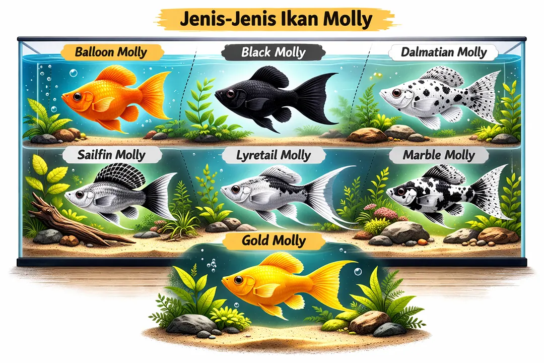 Variasi Ikan Molly yang Populer di Kalangan Penghobi