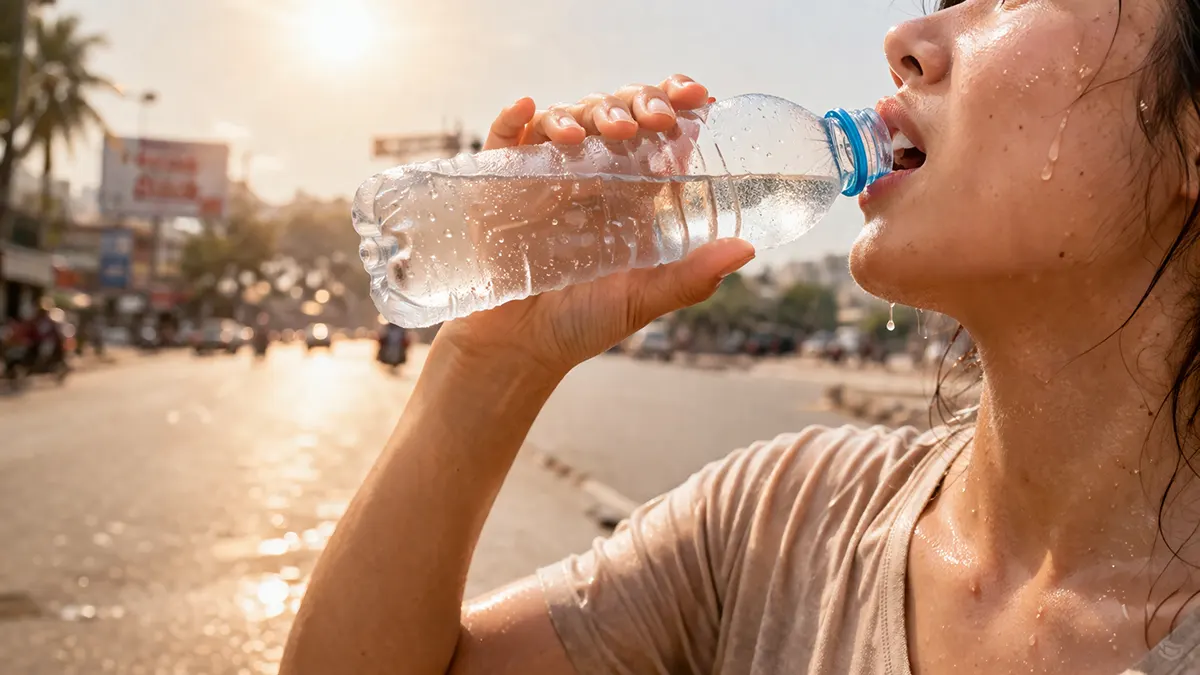 Cuaca Panas Bikin Cepat Haus, Jangan Sampai Tubuh Kekurangan Air