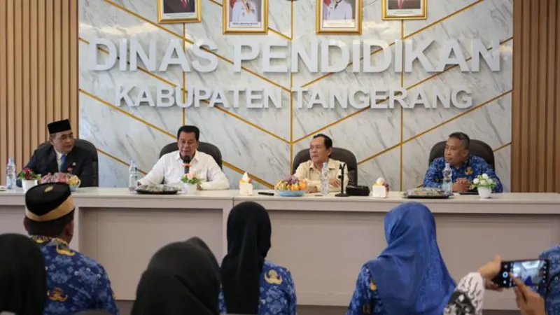 Kepala Sekolah Baru Diharapkan Berkompeten dan Inovatif, Ini Pesan Bupati Tangerang